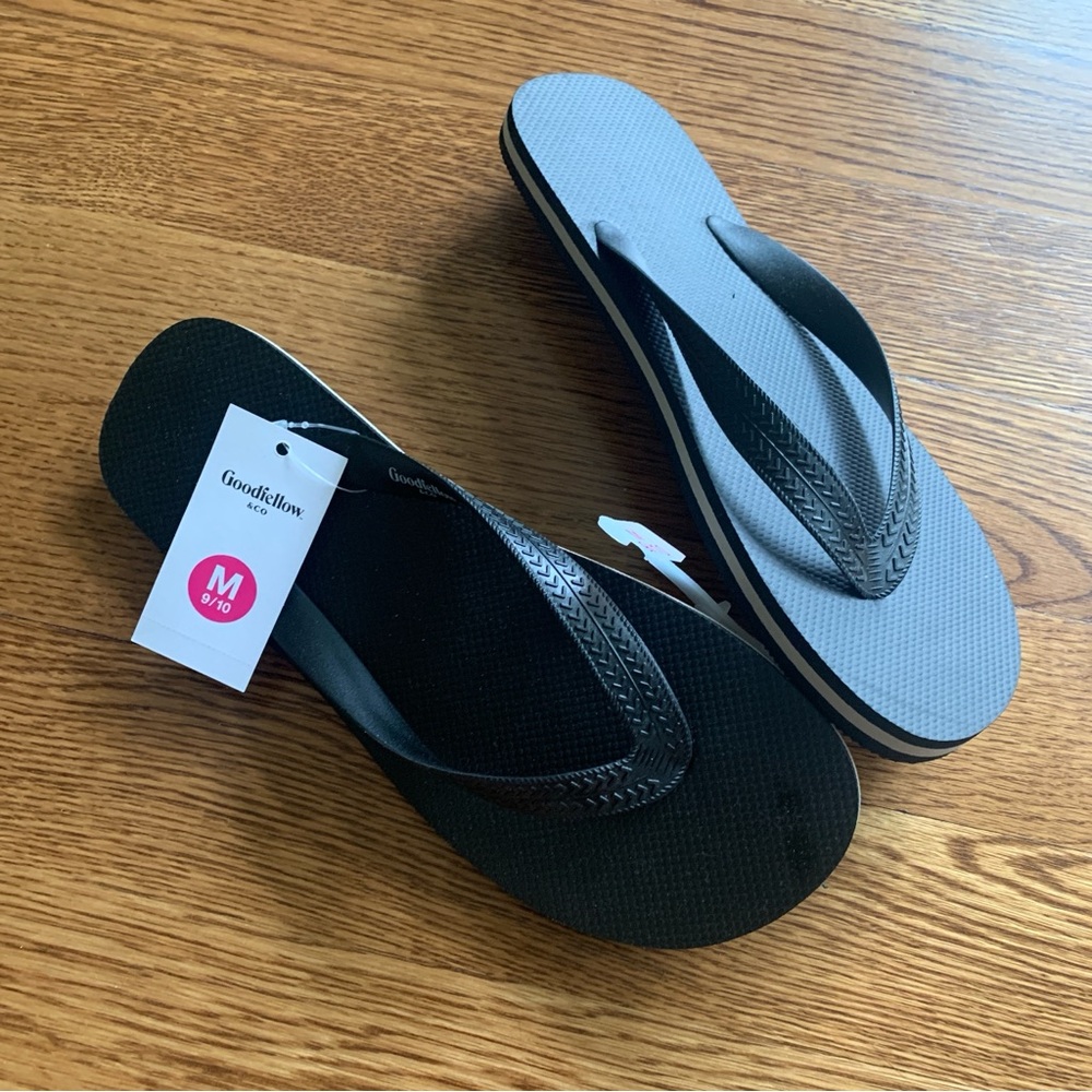 Goodfellow Men's Brent Flip Flop Sandals (M, 9/10) - Picture 2 of 7